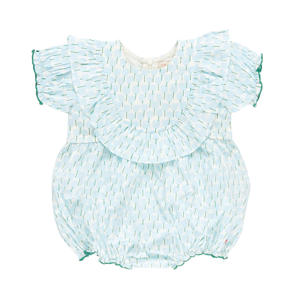 Baby Girls Brayden Bubble - Blue Tulips For Discount