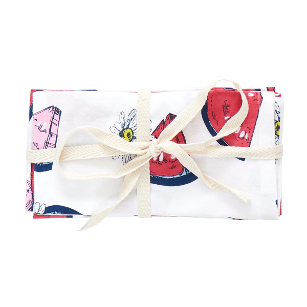 4-Pack Napkin Set - Slice of Summer on Sale