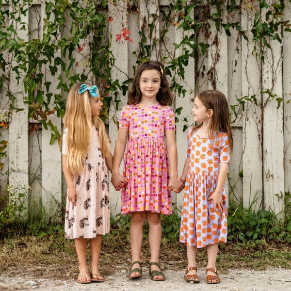 Girls Bamboo Steph Dress - Smiley Faces Online Sale - Image 2