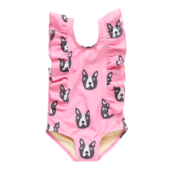 Girls Katniss Suit - Pink Boston Terrier Cheap