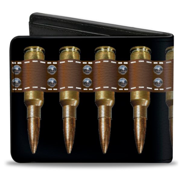 Bi-Fold Wallet - Printed Bullets Pattern Discount - Image 2